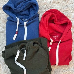 SPORTIQE MEN'S OLSEN HOODIE RED
